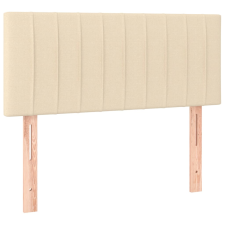 vidaXL krémszínű szövet fejtámla 100x5x78/88 cm (346233) ágy és ágykellék
