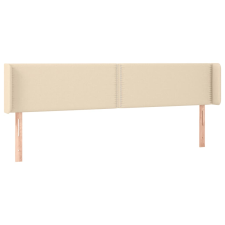 vidaXL krémszínű szövet fejtámla 163x16x78/88 cm (3118639) ágy és ágykellék