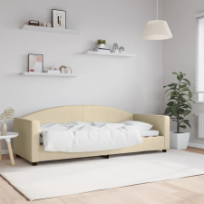 vidaXL krémszínű szövet kanapéágy 80 x 200 cm bútor