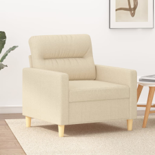 vidaXL krémszínű szövet kanapéfotel 60 cm bútor