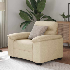 vidaXL krémszínű szövet kanapéfotel 60 cm bútor