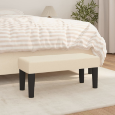 vidaXL krémszínű szövet pad 70 x 30 x 30 cm bútor