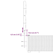 vidaXL krémszínű szövet rugós ágy matraccal 120 x 190 cm ágy és ágykellék