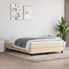 vidaXL krémszínű szövet zsebrugós ágymatrac 140 x 190 x 20 cm ágy és ágykellék