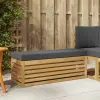 vidaXL Kültéri kanapé szett Fehér és Antracitszürke 115 x 43 x 45 cm