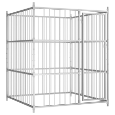 vidaXL kültéri kutyakennel 150 x 150 x 185 cm kutyafelszerelés