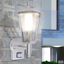 vidaXL Kültéri szenzoros rozsdamentes acél fali lámpa kültéri világítás