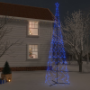 vidaXL kúp alakú karácsonyfa 3000 kék LED-del 230 x 800 cm