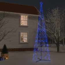 vidaXL kúp alakú karácsonyfa 3000 kék LED-del 230 x 800 cm műfenyő
