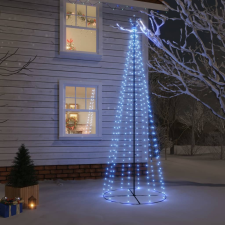 vidaXL kúp alakú karácsonyfa 310 kék LED-del 100 x 300 cm műfenyő