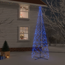 vidaXL kúp alakú karácsonyfa 500 kék LED-del 100 x 300 cm műfenyő