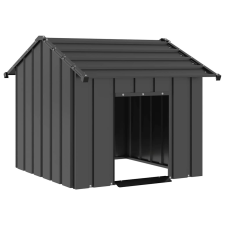 vidaXL Kutyaház tetővel 85x107x81 cm horganyzott acél szállítóbox, fekhely kutyáknak