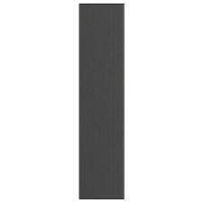 vidaXL lábtörlő csíkos fekete és szürke 115x500 cm lakástextília