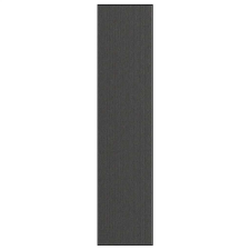 vidaXL lábtörlő csíkos fekete és szürke 115x500 cm lakástextília