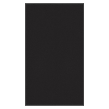 vidaXL lábtörlő fekete 115x200 cm lakástextília