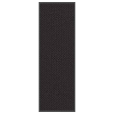 vidaXL lábtörlő fekete 60x180 cm lakástextília