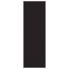 vidaXL lábtörlő fekete 60x180 cm lakástextília