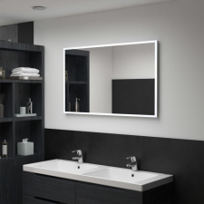vidaXL LED-es fürdőszobai falitükör 100 x 60 cm fürdőszoba bútor