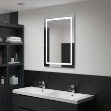 vidaXL LED-es fürdőszobai tükör érintésérzékelővel 60 x 80 cm fürdőszoba bútor