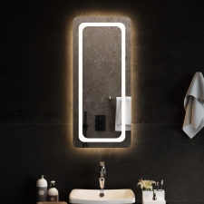vidaXL LED-es fürdőszobatükör 40x90 cm bútor
