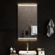 vidaXL LED-es fürdőszobatükör 50x90 cm bútor
