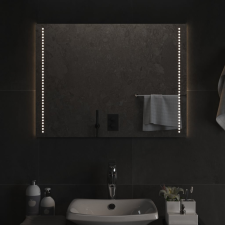 vidaXL LED-es fürdőszobatükör 80 x 60 cm bútor