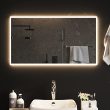 vidaXL LED-es fürdőszobatükör 90 x 50 cm bútor