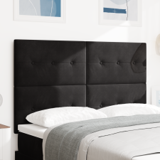 vidaXL LED Fejtámla Fekete 72 cm Bársony ágy és ágykellék