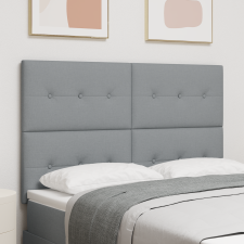 vidaXL LED Fejtámla Fény Szürke 72 cm Szövet ágy és ágykellék