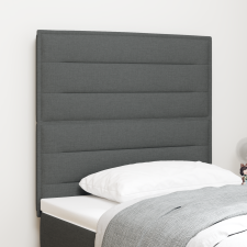 vidaXL LED fejtámla vonal design sötétszürke 100 cm textil ágy és ágykellék