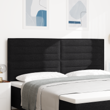 vidaXL LED fejvég fekete szövet dizájn 100 cm ágy és ágykellék