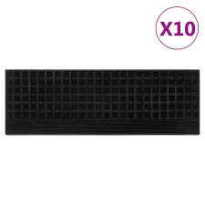 vidaXL Lépcsőfokok 10 db 25x75 cm gumival lakástextília