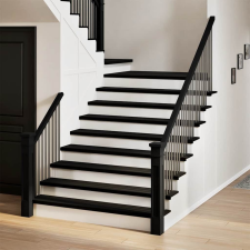 vidaXL lépcsőfokok 8 db Sötétbarna 120x25x2 cm tömör fa tölgyfa lakástextília
