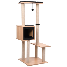 vidaXL macskabútor szizál kaparófákkal 129 cm macskafelszerelés