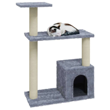 vidaXL Macskabútor szizál Kaparófákkal 70cm #világosszürke macskafelszerelés