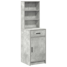 vidaXL Magas szekrény Beton szürke 40x41x135 cm mérnöki fa (865076) bútor