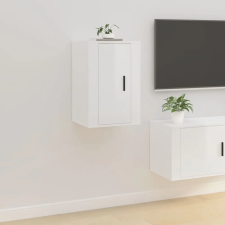 vidaXL magasfényű fehér fali TV-szekrény 40x34,5x60 cm bútor