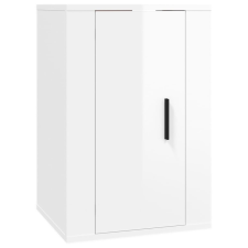 vidaXL magasfényű fehér fali TV-szekrény 40x34,5x60 cm (816660) bútor