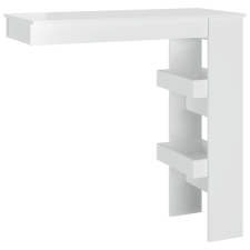 vidaXL magasfényű fehér fatermék fali bárasztal 102 x 45 x 103,5cm (811787) bútor