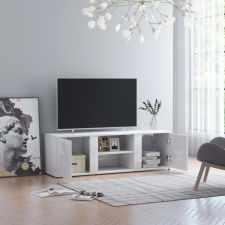 vidaXL Magasfényű fehér forgácslap TV-szekrény 120 x 34 x 37 cm bútor