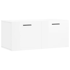 vidaXL magasfényű fehér műfa faliszekrény 80 x 36,5 x 35 cm (830094) bútor