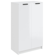 vidaXL magasfényű fehér szerelt fa cipősszekrény 59 x 35 x 100 cm (811445) bútor