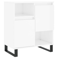 vidaXL magasfényű fehér szerelt fa tálalószekrény 60 x 35 x 70 cm (831198) bútor