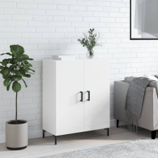 vidaXL magasfényű fehér szerelt fa tálalószekrény 69,5 x 34 x 90 cm bútor