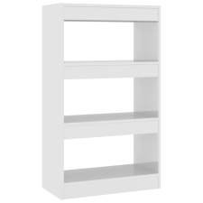 vidaXL magasfényű fehér térelválasztó könyvszekrény 60 x 30 x 103 cm (811661) bútor