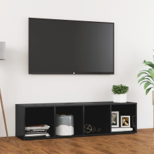 vidaXL magasfényű szürke forgácslap TV-szekrény 142,5 x 35 x 36,5 cm bútor