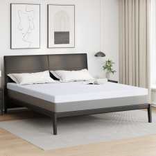 vidaXL Matracpárnák Fehér 180 x 200 cm 100% poliészter jacquard szövet lakástextília