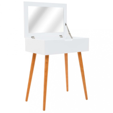 vidaXL MDF öltözőasztal tükörrel 60 x 40 x 75 cm bútor