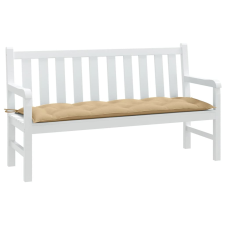 vidaXL melange bézs szövet kerti padpárna 150 x 50 x 7 cm kerti bútor