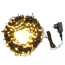 vidaXL Meleg fehér 600 LED-es fényfüzér 8 világítási móddal IP44 60 m karácsonyfa izzósor